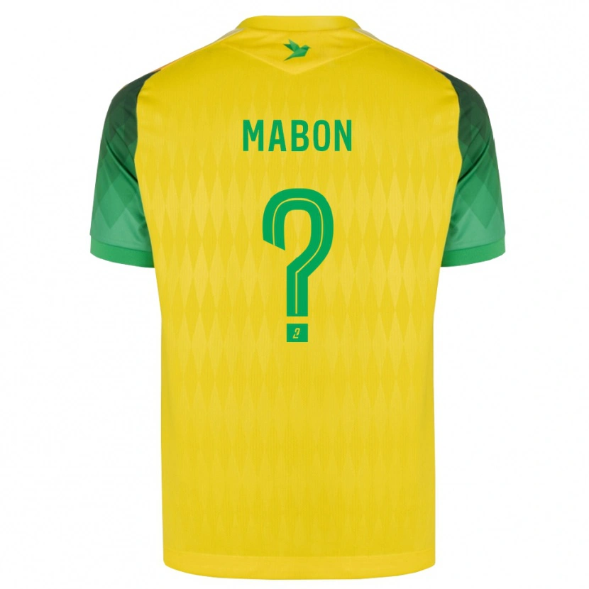Danxen Mujer Camiseta Tom Mabon #0 Amarillo Verde Rojo 1ª Equipación 2026/27 La Camisa