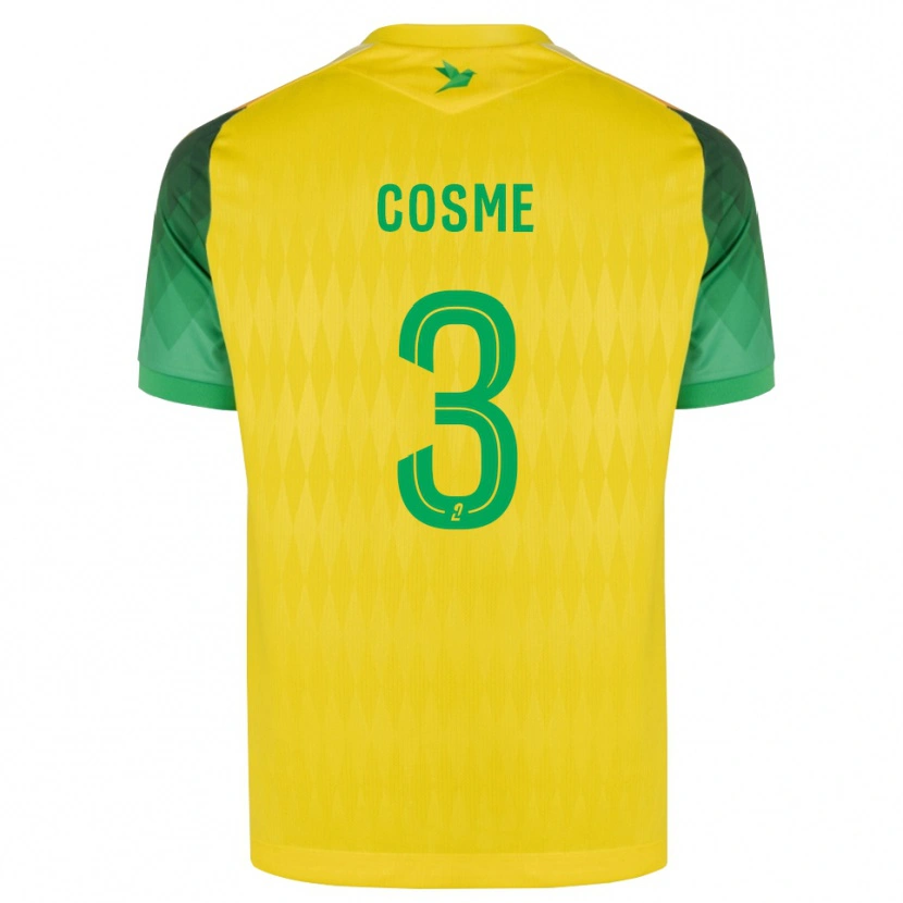 Danxen Mujer Camiseta Caitlin Cosme #3 Amarillo Verde Rojo 1ª Equipación 2026/27 La Camisa