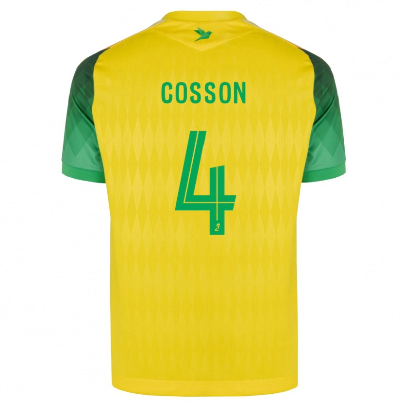 Danxen Mujer Camiseta Maureen Cosson #4 Amarillo Verde Rojo 1ª Equipación 2026/27 La Camisa