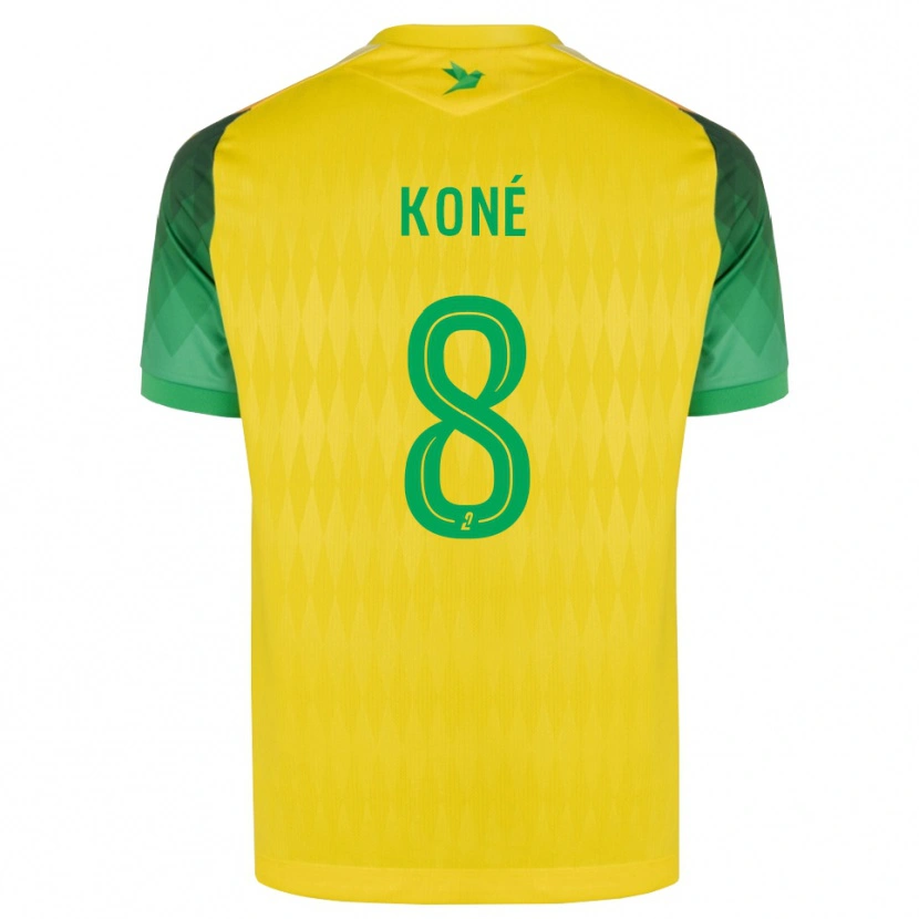 Danxen Mujer Camiseta Kassoum Koné #8 Amarillo Verde Rojo 1ª Equipación 2026/27 La Camisa