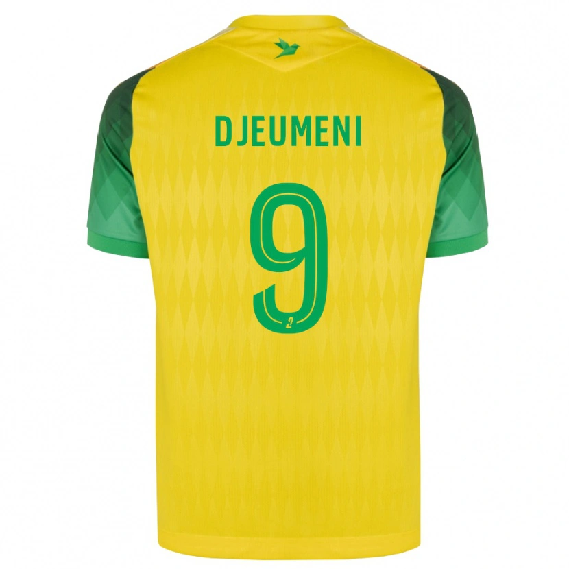 Danxen Mujer Camiseta Kevy Djeumeni #9 Amarillo Verde Rojo 1ª Equipación 2026/27 La Camisa