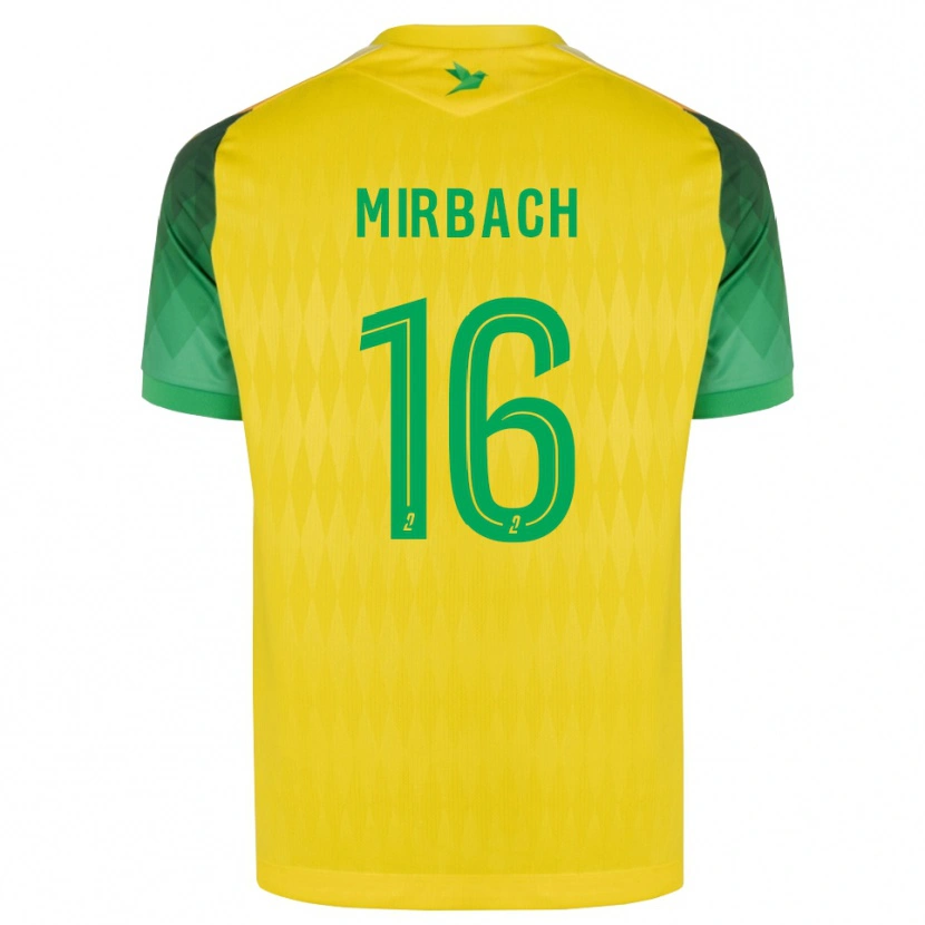 Danxen Mujer Camiseta Alexis Mirbach #16 Amarillo Verde Rojo 1ª Equipación 2026/27 La Camisa
