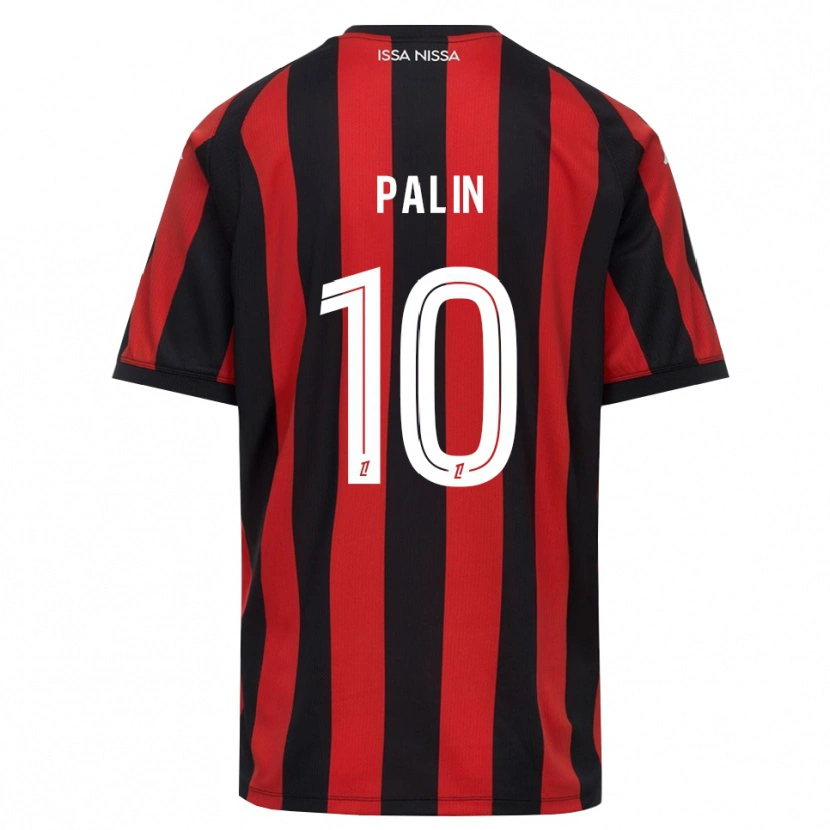 Danxen Mujer Camiseta Joséphine Palin #10 Rojo Negro Blanco 1ª Equipación 2026/27 La Camisa