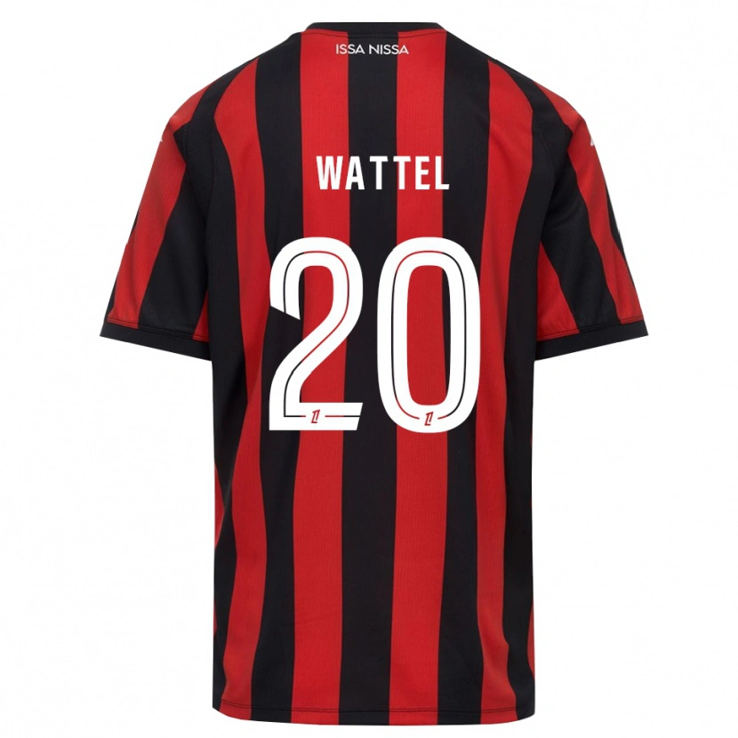 Danxen Mujer Camiseta Sami Wattel #20 Rojo Negro Blanco 1ª Equipación 2026/27 La Camisa