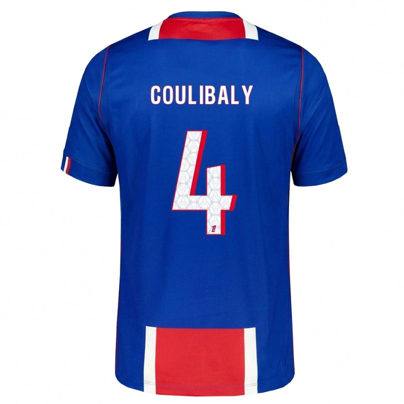 Danxen Mujer Camiseta Samba Coulibaly #4 Rojo Blanco Azul 1ª Equipación 2026/27 La Camisa
