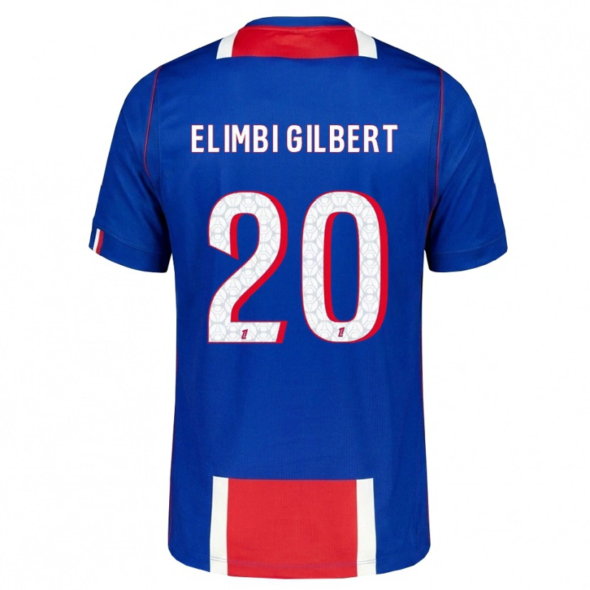 Danxen Mujer Camiseta Tara Elimbi Gilbert #20 Rojo Blanco Azul 1ª Equipación 2026/27 La Camisa