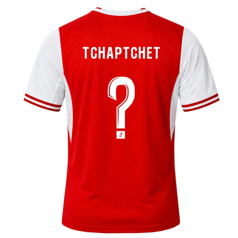 Danxen Mujer Camiseta Arthur Tchaptchet #0 Rojo Blanco 1ª Equipación 2026/27 La Camisa