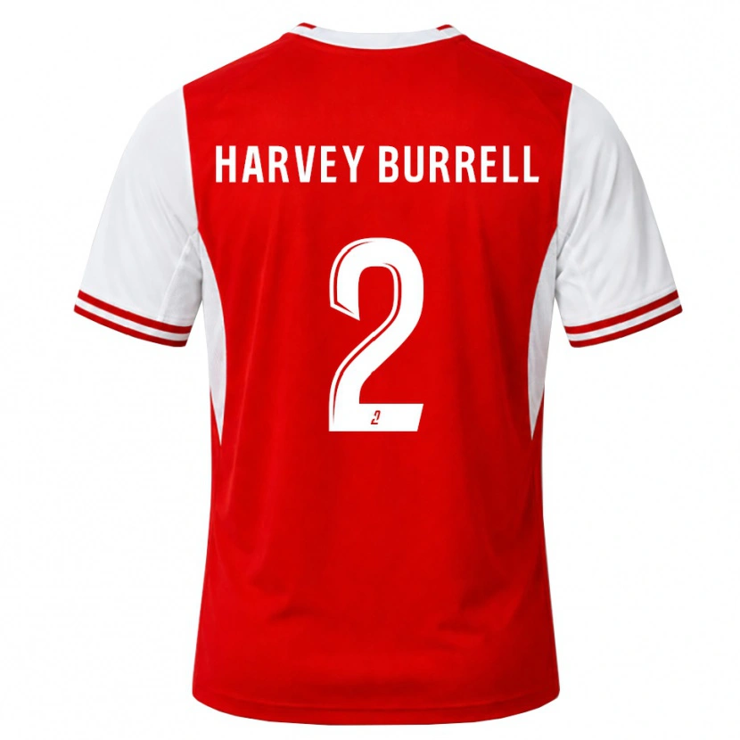 Danxen Mujer Camiseta Ezeckiel Zola Ngundu #2 Rojo Blanco 1ª Equipación 2026/27 La Camisa