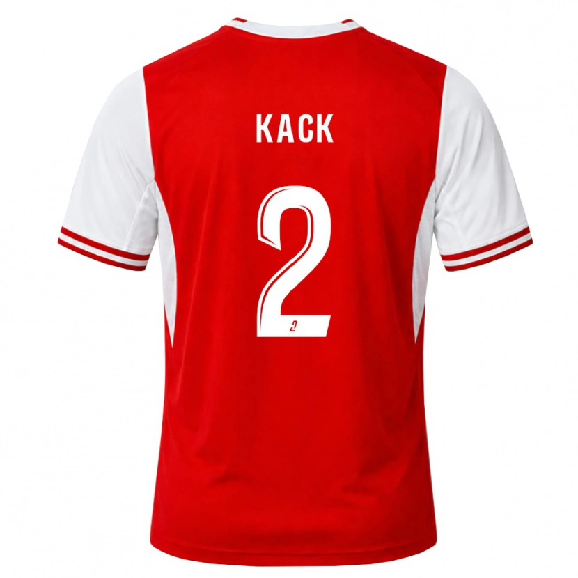 Danxen Mujer Camiseta Mathilde Kack #2 Rojo Blanco 1ª Equipación 2026/27 La Camisa