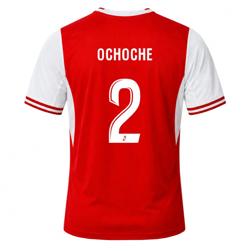 Danxen Mujer Camiseta Amos Ochoche #2 Rojo Blanco 1ª Equipación 2026/27 La Camisa