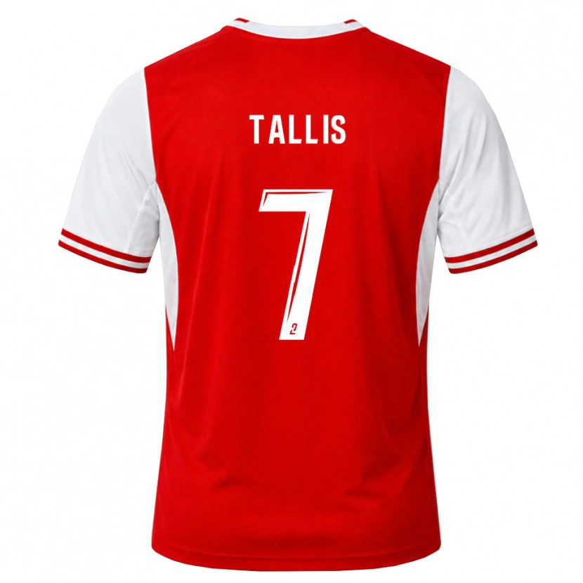Danxen Mujer Camiseta Lohan Tallis #7 Rojo Blanco 1ª Equipación 2026/27 La Camisa