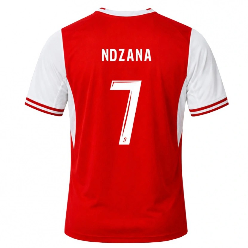 Danxen Mujer Camiseta Colette Ndzana Fegue #7 Rojo Blanco 1ª Equipación 2026/27 La Camisa