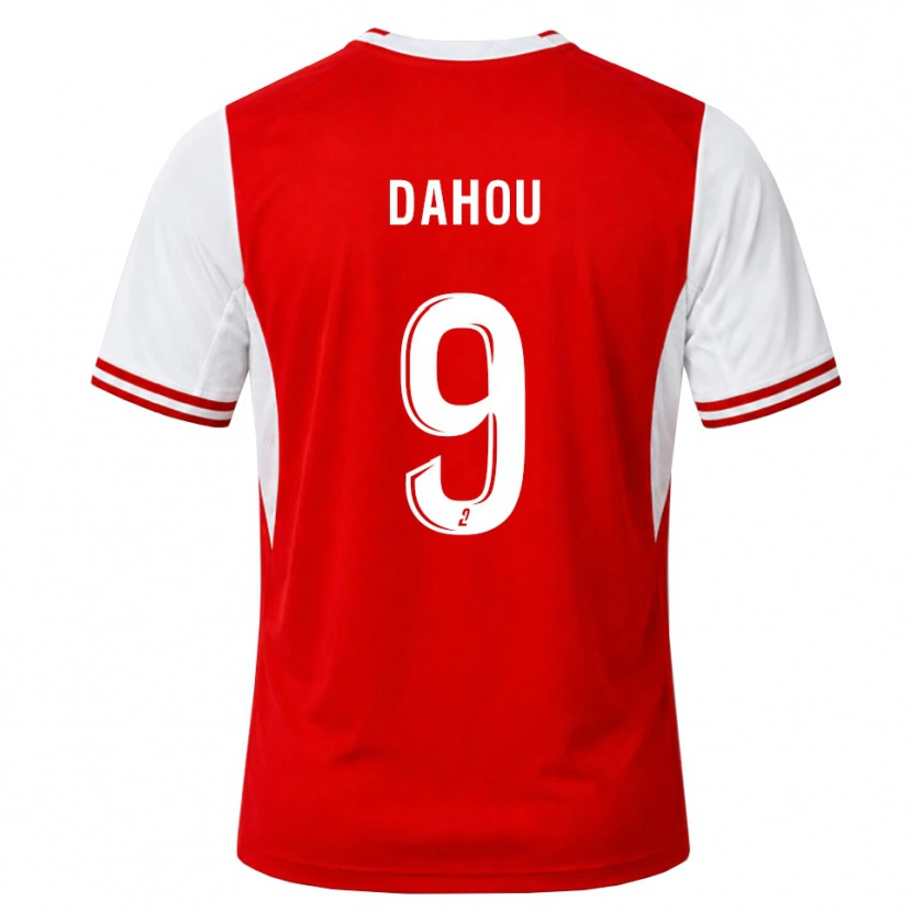Danxen Mujer Camiseta Erwan Dahou #9 Rojo Blanco 1ª Equipación 2026/27 La Camisa