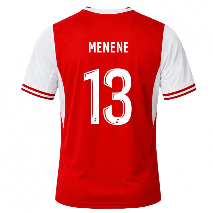 Danxen Mujer Camiseta Meyong Menene #13 Rojo Blanco 1ª Equipación 2026/27 La Camisa