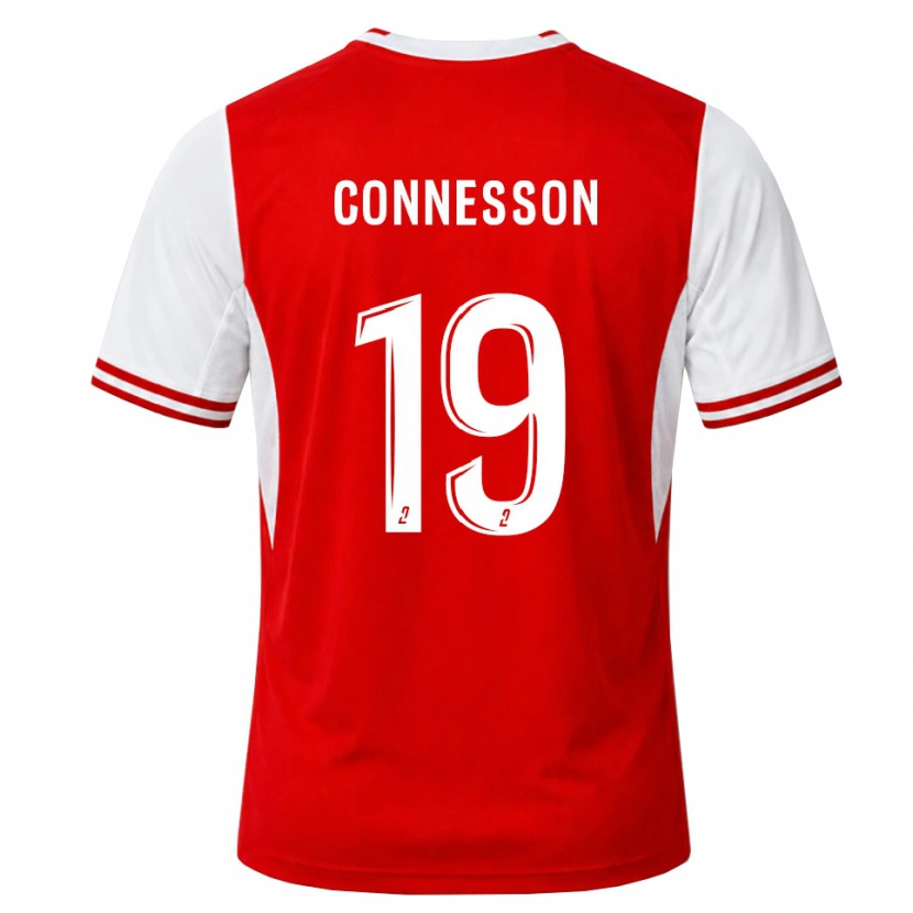 Danxen Mujer Camiseta Adele Connesson #19 Rojo Blanco 1ª Equipación 2026/27 La Camisa
