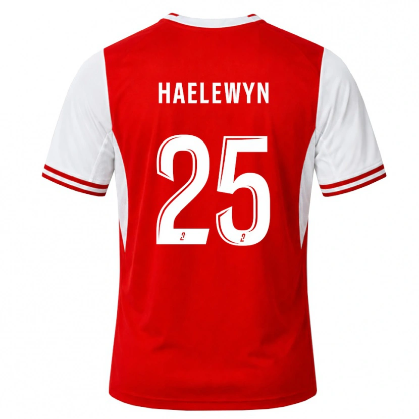 Danxen Mujer Camiseta Marion Haelewyn #25 Rojo Blanco 1ª Equipación 2026/27 La Camisa