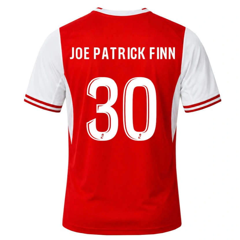 Danxen Mujer Camiseta John Patrick #30 Rojo Blanco 1ª Equipación 2026/27 La Camisa
