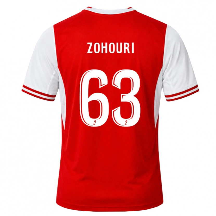 Danxen Mujer Camiseta Armel Zohouri #63 Rojo Blanco 1ª Equipación 2026/27 La Camisa