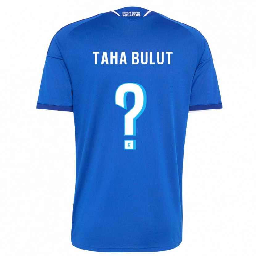 Danxen Mujer Camiseta Yunus Taha Bulut #0 Azul Real Blanco 1ª Equipación 2026/27 La Camisa