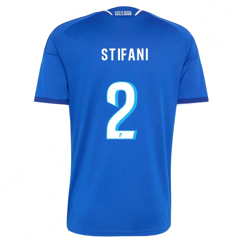 Danxen Mujer Camiseta Nolaan Stifani #2 Azul Real Blanco 1ª Equipación 2026/27 La Camisa