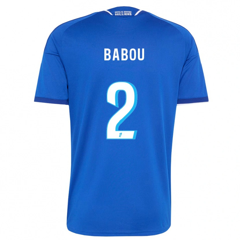 Danxen Mujer Camiseta Marème Babou #2 Azul Real Blanco 1ª Equipación 2026/27 La Camisa