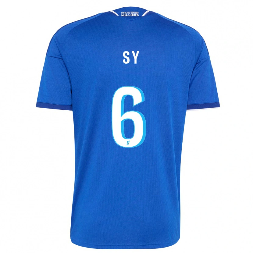 Danxen Mujer Camiseta Demba Sy #6 Azul Real Blanco 1ª Equipación 2026/27 La Camisa