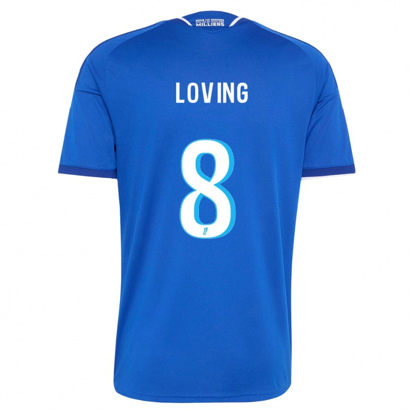 Danxen Mujer Camiseta Emma Loving #8 Azul Real Blanco 1ª Equipación 2026/27 La Camisa