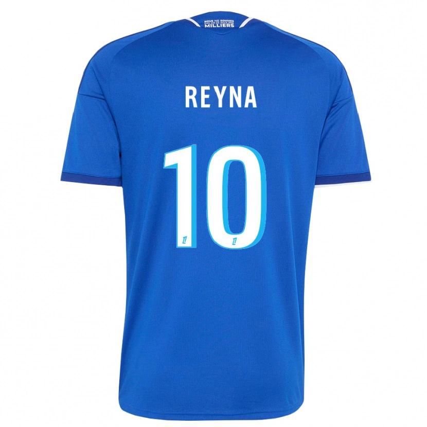 Danxen Mujer Camiseta Giovanni Reyna #10 Azul Real Blanco 1ª Equipación 2026/27 La Camisa