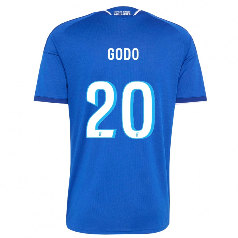 Danxen Mujer Camiseta Martial Godo #20 Azul Real Blanco 1ª Equipación 2026/27 La Camisa