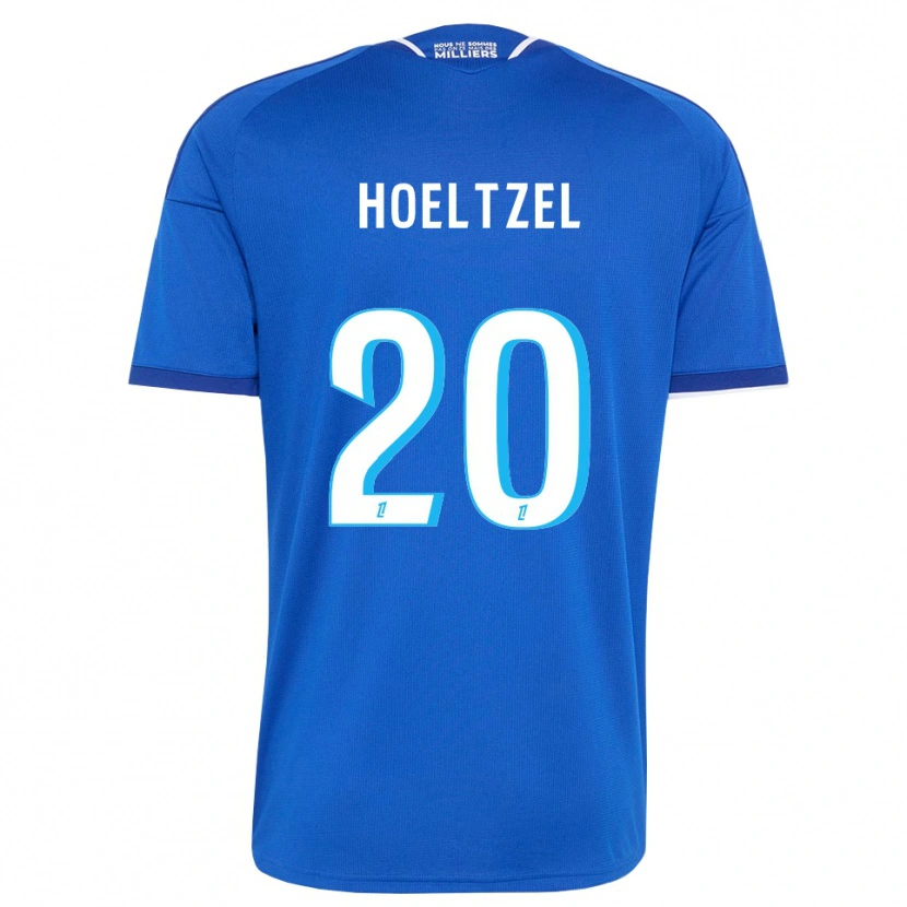 Danxen Mujer Camiseta Mégane Hoeltzel #20 Azul Real Blanco 1ª Equipación 2026/27 La Camisa