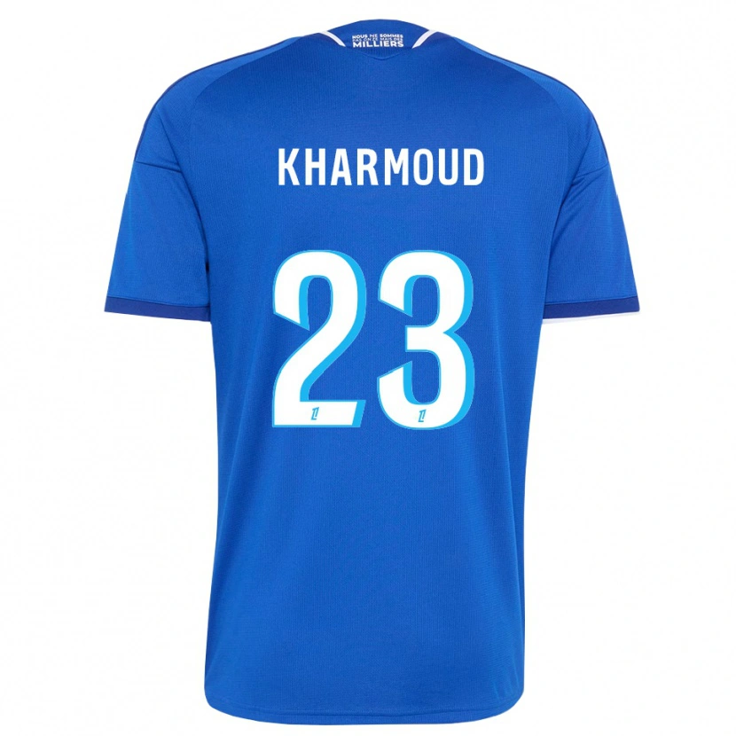 Danxen Mujer Camiseta Rayan Kharmoud #23 Azul Real Blanco 1ª Equipación 2026/27 La Camisa