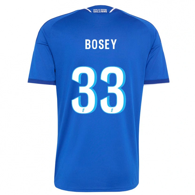 Danxen Mujer Camiseta Jean-Baptiste Bosey #33 Azul Real Blanco 1ª Equipación 2026/27 La Camisa
