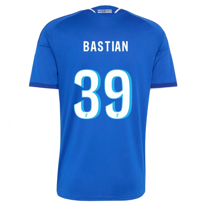 Danxen Mujer Camiseta Maxime Bastian #39 Azul Real Blanco 1ª Equipación 2026/27 La Camisa