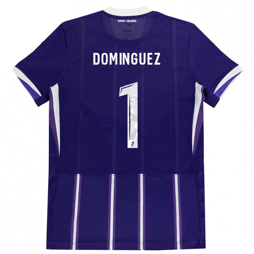 Danxen Mujer Camiseta Álex Domínguez #1 Morado Blanco 1ª Equipación 2026/27 La Camisa