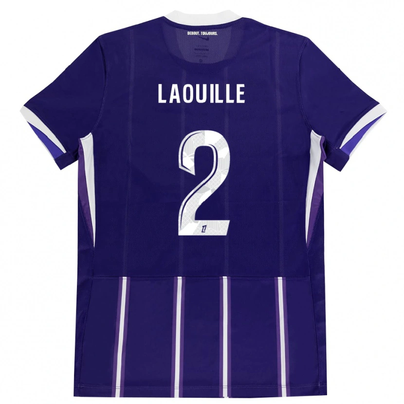 Danxen Mujer Camiseta Rafaël Laouille #2 Morado Blanco 1ª Equipación 2026/27 La Camisa