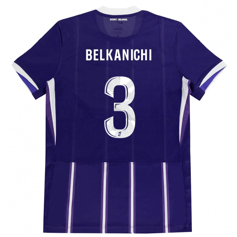 Danxen Mujer Camiseta Anas Belkanichi #3 Morado Blanco 1ª Equipación 2026/27 La Camisa
