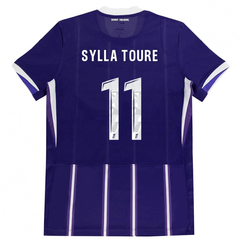 Danxen Mujer Camiseta Ismael Sylla Touré #11 Morado Blanco 1ª Equipación 2026/27 La Camisa