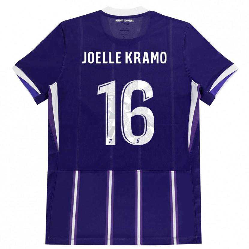 Danxen Mujer Camiseta Marie Joelle Kramo #16 Morado Blanco 1ª Equipación 2026/27 La Camisa