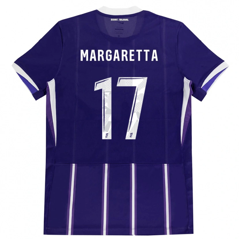 Danxen Mujer Camiseta Jessica Margaretta #17 Morado Blanco 1ª Equipación 2026/27 La Camisa