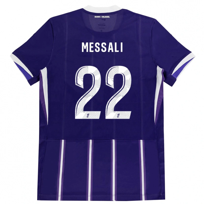 Danxen Mujer Camiseta Rafik Messali #22 Morado Blanco 1ª Equipación 2026/27 La Camisa