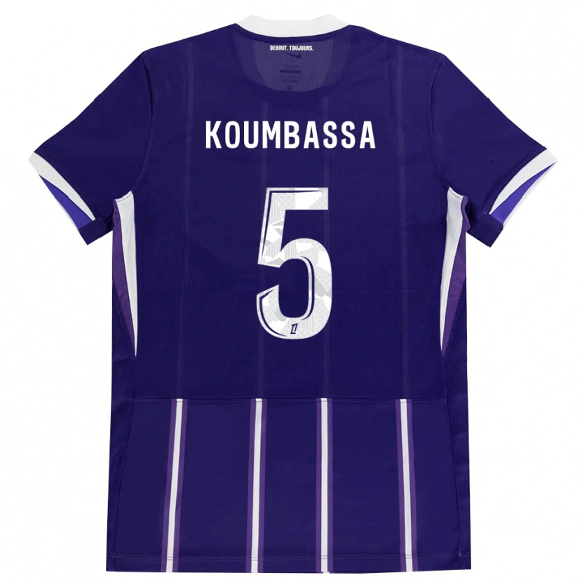Danxen Mujer Camiseta Seny Koumbassa #5 Morado Blanco 1ª Equipación 2026/27 La Camisa