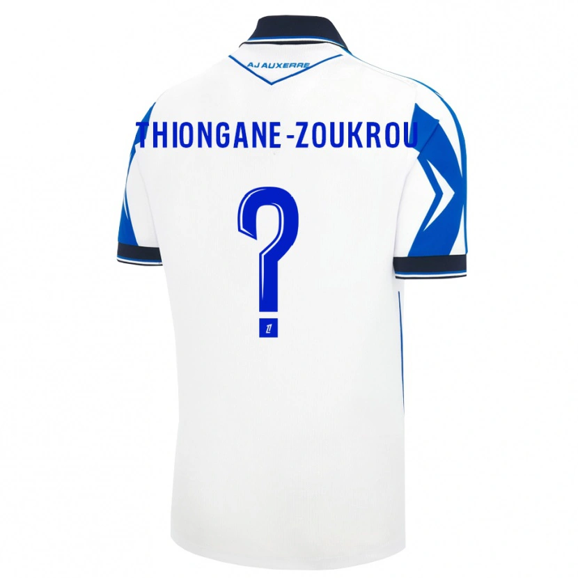 Danxen Mujer Camiseta Ackah-Tidiane Zoukrou #0 Negro Blanco Azul 1ª Equipación 2026/27 La Camisa