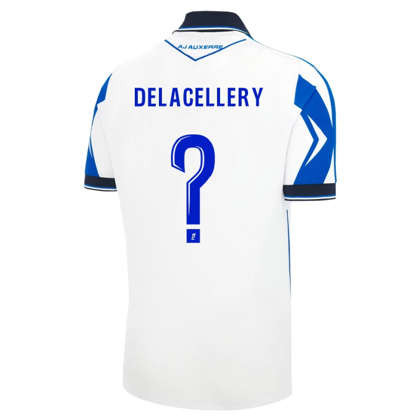 Danxen Mujer Camiseta Coralie Delacellery #0 Negro Blanco Azul 1ª Equipación 2026/27 La Camisa