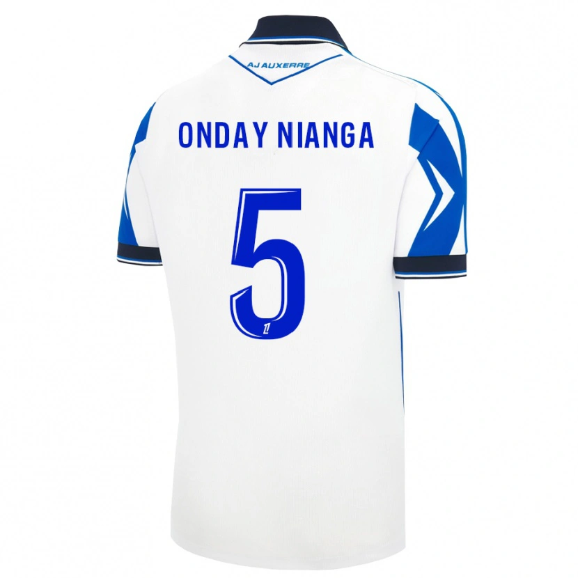 Danxen Mujer Camiseta Ata-Yis Onday Nianga #5 Negro Blanco Azul 1ª Equipación 2026/27 La Camisa