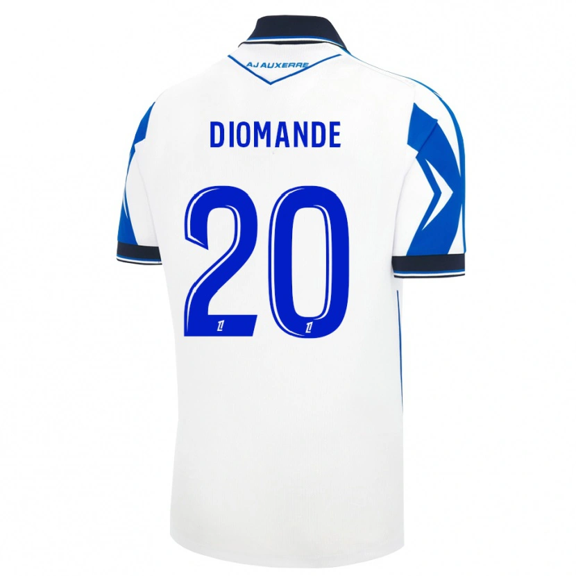 Danxen Mujer Camiseta Sinaly Diomandé #20 Negro Blanco Azul 1ª Equipación 2026/27 La Camisa