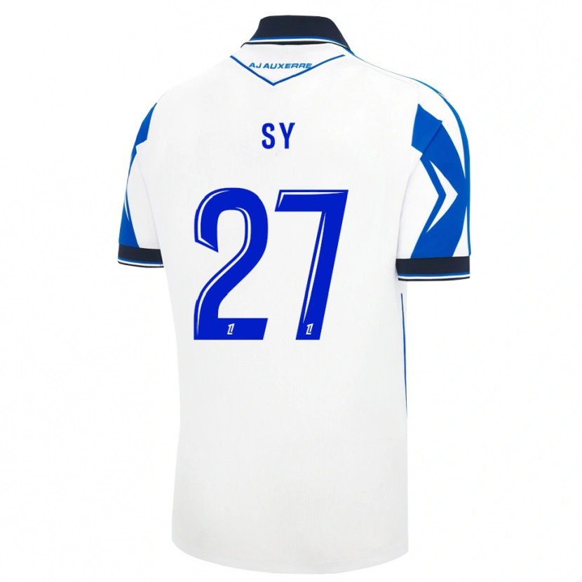 Danxen Mujer Camiseta Lamine Sy #27 Negro Blanco Azul 1ª Equipación 2026/27 La Camisa