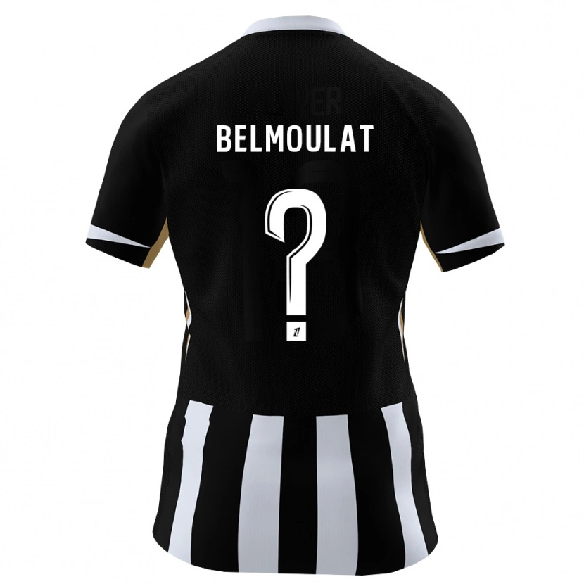 Danxen Mujer Camiseta Zinédine Belmoulat #0 Negro Azul 1ª Equipación 2026/27 La Camisa