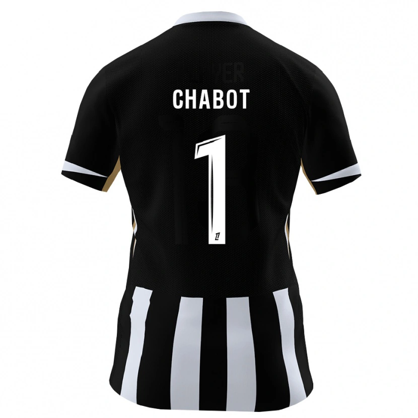 Danxen Mujer Camiseta Max-Edgar Chabot #1 Negro Azul 1ª Equipación 2026/27 La Camisa