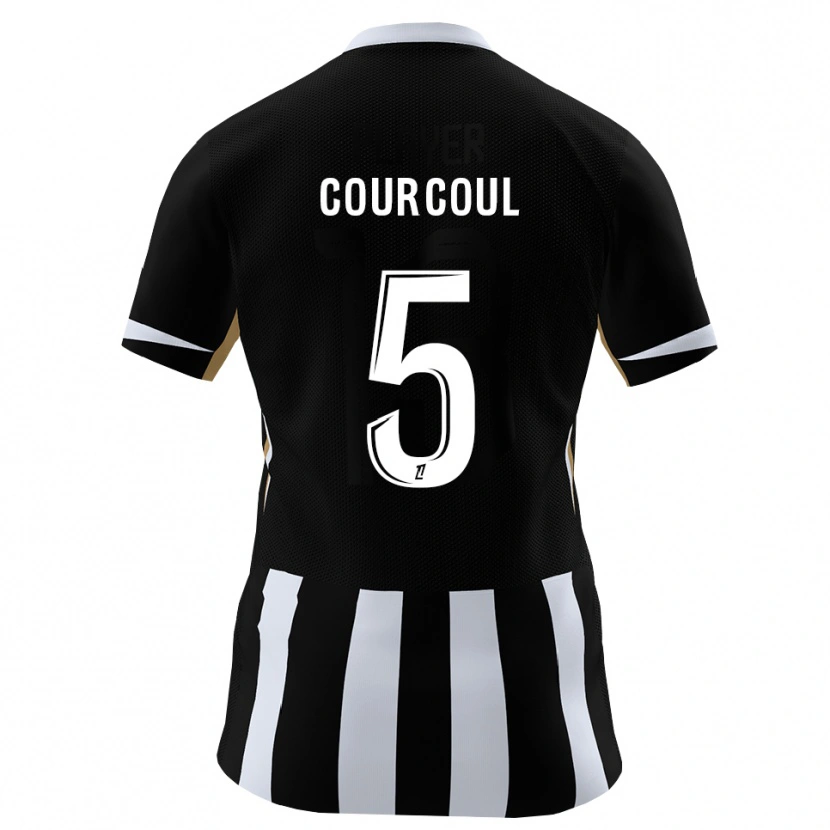 Danxen Mujer Camiseta Marius Courcoul #5 Negro Azul 1ª Equipación 2026/27 La Camisa