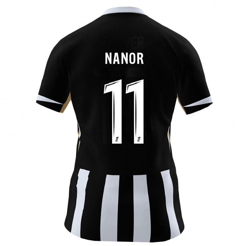 Danxen Mujer Camiseta Enzo Nanor #11 Negro Azul 1ª Equipación 2026/27 La Camisa